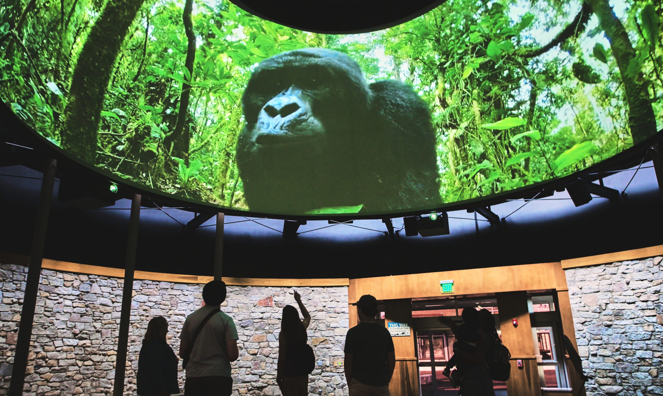 Our Living Planet - Elumenati dome at Indianapolis Zoo